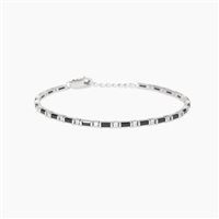 Bracciale Mabina Uomo Trainspotting in Argento Zirconia 534088 - 534088